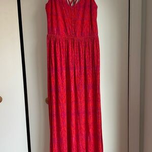 Cynthia Rowley Red and Pink Dress